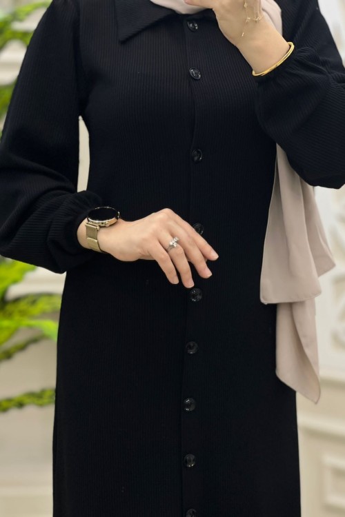 Safir Elbise Siyah