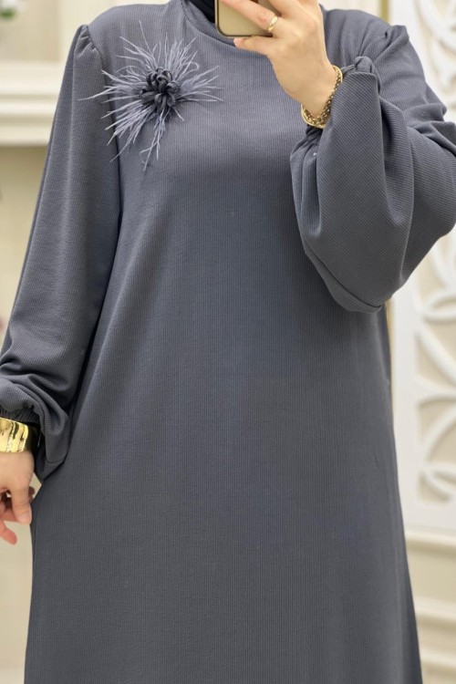 Seher elbise Gri