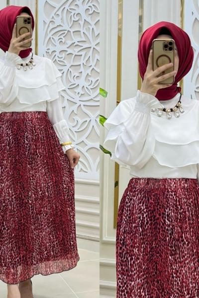 Sinem etek Kırmızı