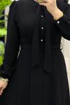 Soylu Elbise Siyah