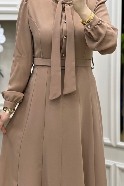 Soylu Elbise Camel