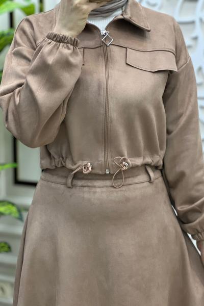 Süet Latte takım Taş