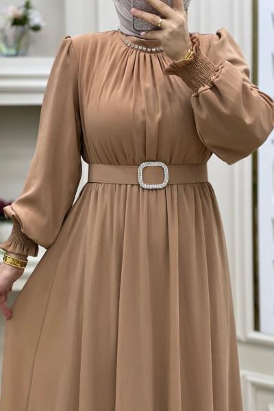 Sülün 2 Elbise Camel