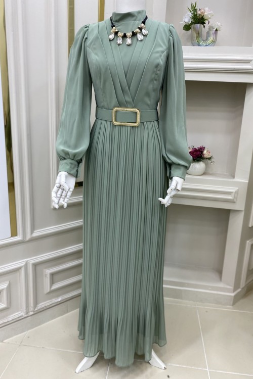 Suzan Elbise Fıstık Yeşili