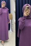 Vatka Elbise Mor