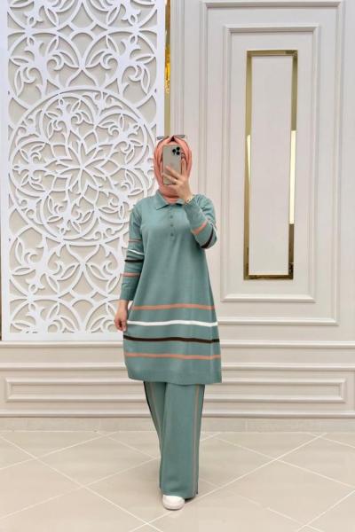 Yelken İkili Takım Mint Yeşili