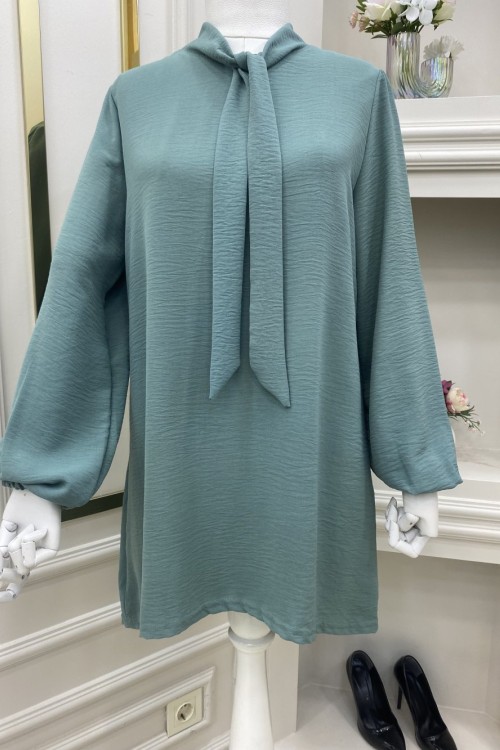 Yeni Model İtal Ayrobin Tunik Çağla Yeşili