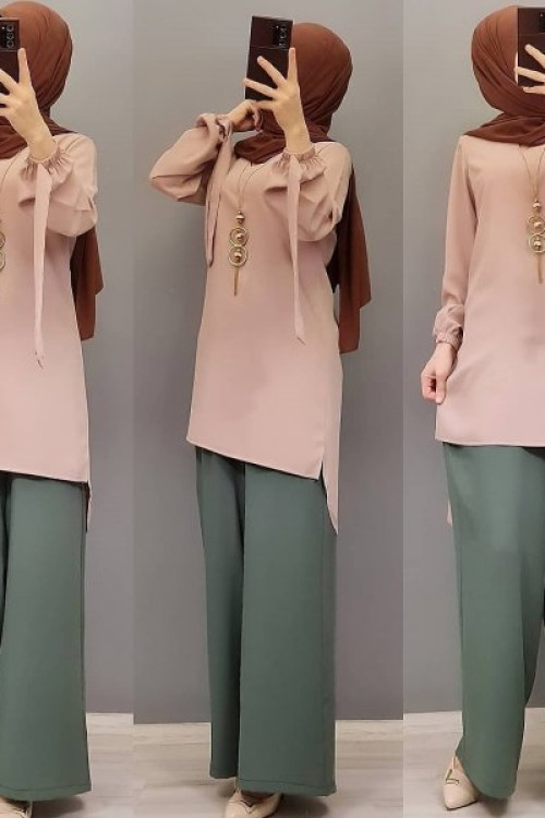 Yeni Model Cepli Pantolonum Petrol Yeşili
