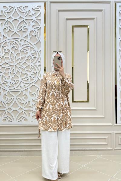 Yeni Sezon 2li Takım  Beyaz camel