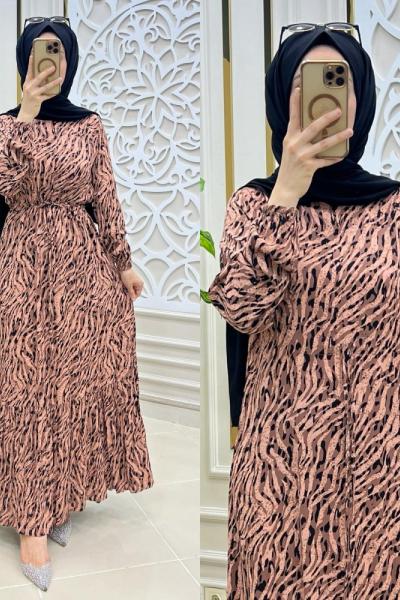 Zarif elbise Leopar