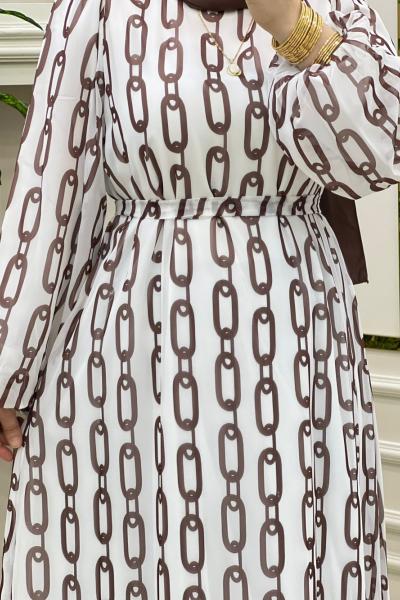 Zen Elbise Açık kahve