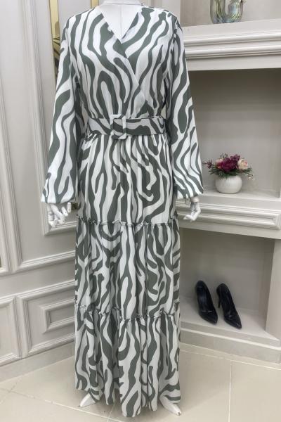 Zeruş Tesettür Elbisem Yeşil