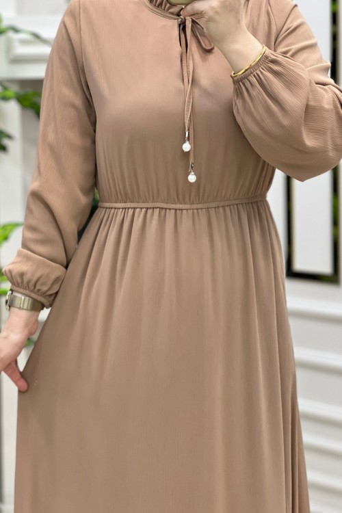 Zuhal Elbise Camel