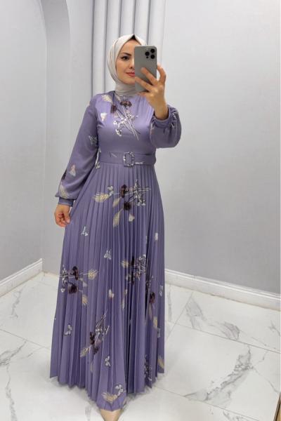 Elbise Burçak Lila