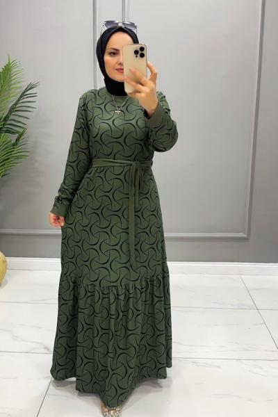 Elbise Kaşkorse Eliza Yeşil