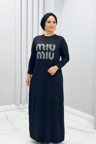 Elbise Miu Siyah