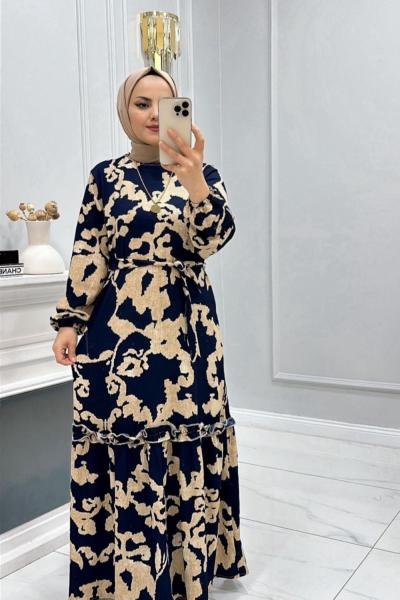 Elbise Nilifer Lacivert