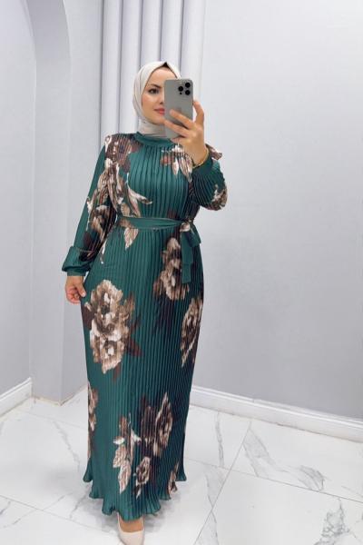 ELBİSE PİLiSELİ CENNET Haki