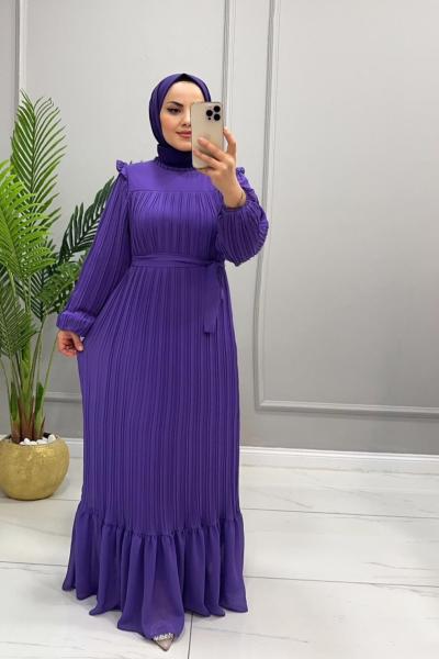 Elbise Şifon Eliza Eflatun