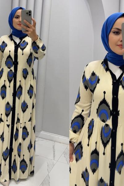 Elbise Viskon Reyhan Siyah