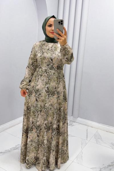 Güleser elbise Yeşil