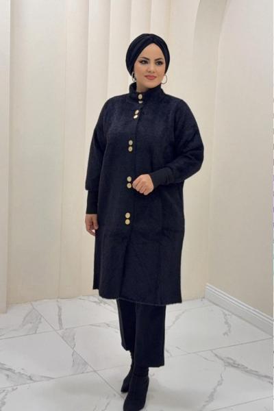 Hırka Angora Dilek Siyah