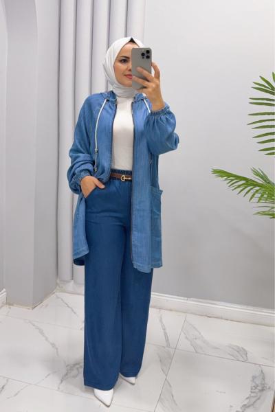 Pantolon kot Vildan  Lacivert