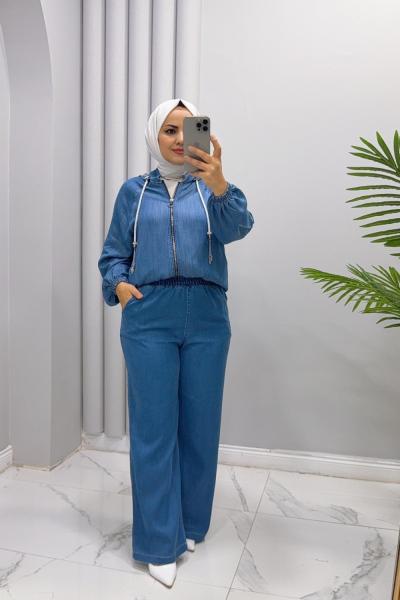 Pantolon kot Vildan  Açık Mavi