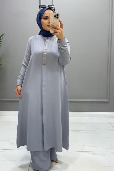 Takım ikili Açelya Gri