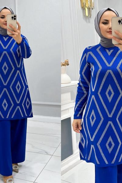 Takım Triko Ceren Mavi