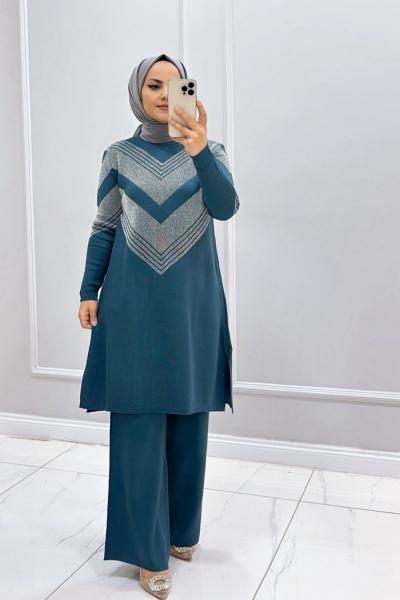 Takım Triko Jasmin Mint Yeşili