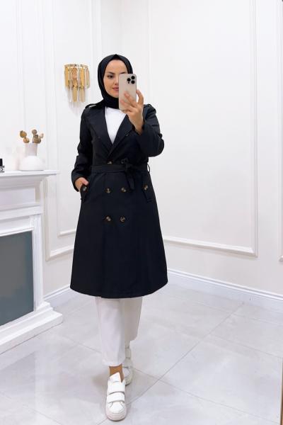 Trenç Bondik Kısa Zühre Siyah