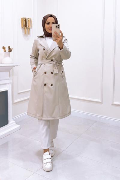 Trenç Bondik Kısa Zühre Krem