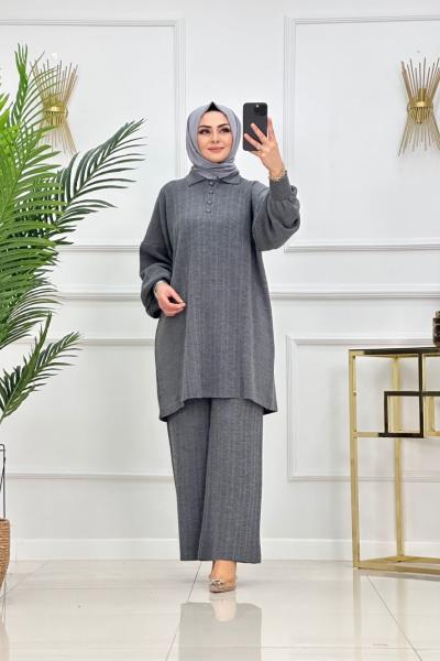 BALON KOL ZARİF TAKIM-ANTRASİT