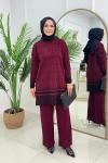 BİNNUR TRİKO TAKIM - BORDO