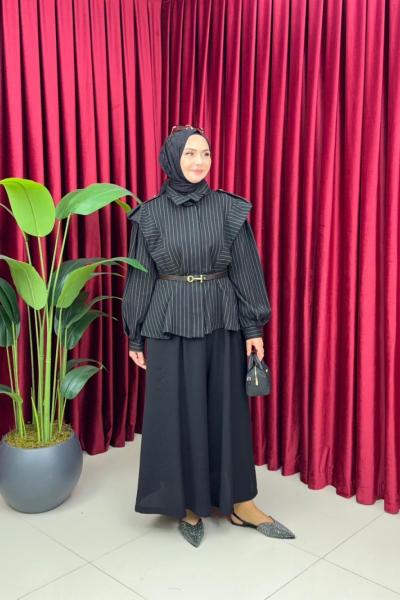 Dora Gömlek - Siyah