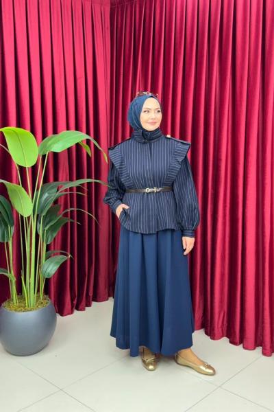 Dora Gömlek - Lacivert