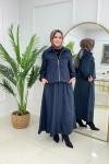 HİFA ETEKLİ TAKIM - LACİVERT