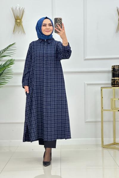 LİNA GÖMLEK -LACİVERT