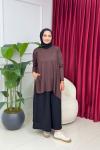 LİNA PENYE TUNİK - ACI KAHVE