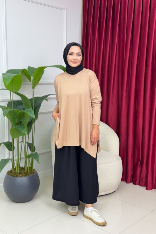 LİNA PENYE TUNİK - CAMEL