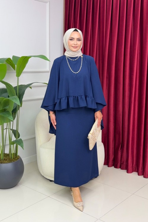 LOLA ETEKLİ TAKIM - LACİVERT