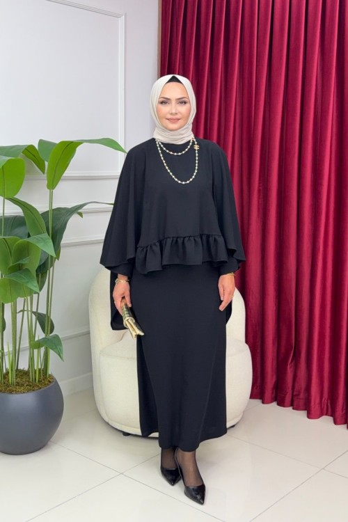 LOLA ETEKLİ TAKIM - SİYAH