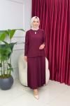 NARE ETEKLİ TAKIM-BORDO