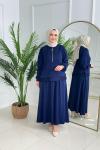 NAZAN ETEKLİ TAKIM - LACİVERT