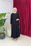 OYA ETEKLİ TAKIM - SİYAH