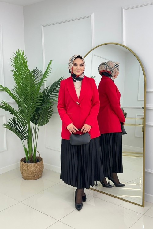 RÜYA CEKET-KIRMIZI