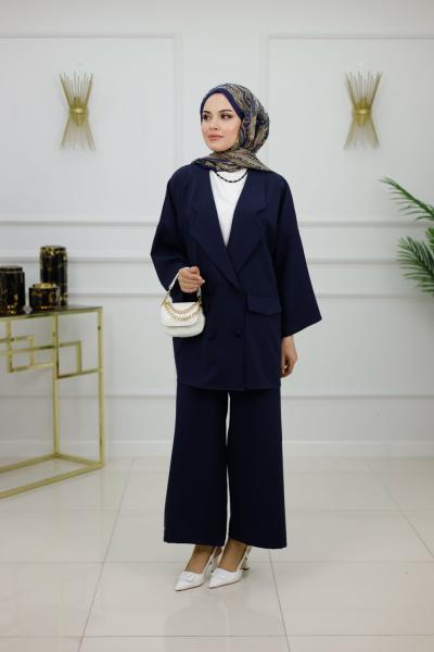 TALİA CEKET TAKIM-LACİVERT