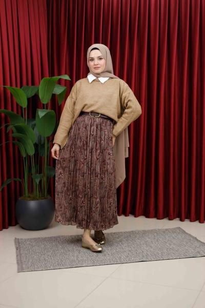 TRİKO KAZAK - CAMEL