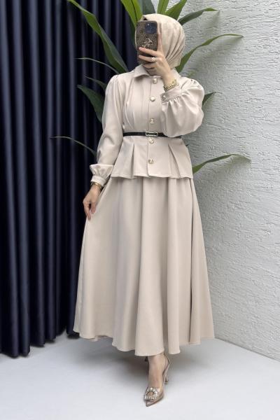 Bihter Etekli Takım Tesettür Giyim